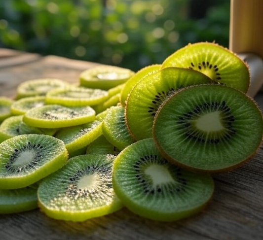 Vitamine to go: Getrocknete Kiwi genießen