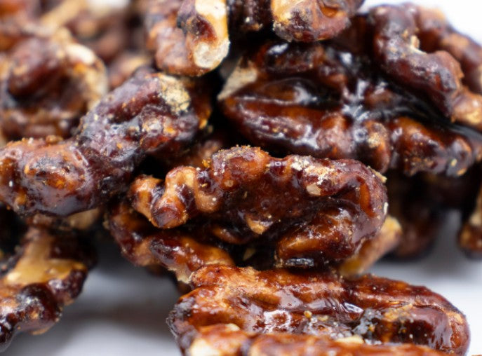 Caramel Dipped Walnuts